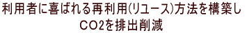 ���p�҂Ɋ�΂��ė��p(�����[�X)���@���\�z�� �b�n2��r�o�팸